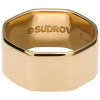 Sujue 2024 new minimalist design high-end 18K gold ring temperament light luxury ring for women