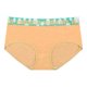 Huadianpin color women's mid-waist briefs soft colored cotton