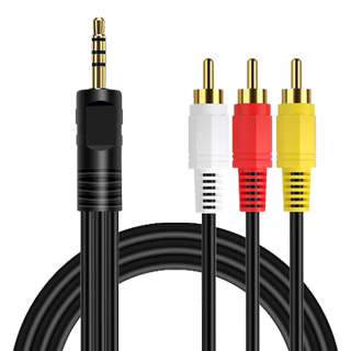 AV一拖三音视频线机顶盒连接电视4网络盒子1转3高清加长RCA莲花线