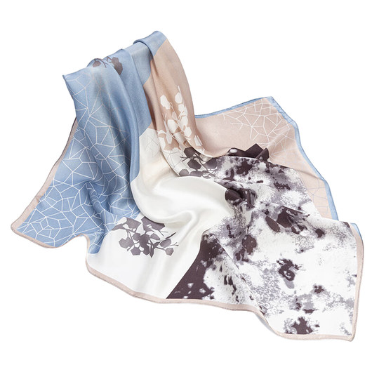 Silk scarf for women, light luxury, high-end, unique and beautiful mother style