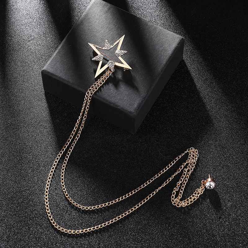 Men's suit brooches, wedding lapel pins, suit pins, long chain boutonnieres, runway tuxedo accessories