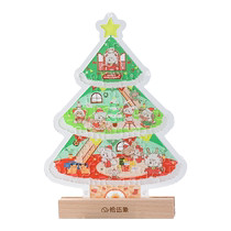 Jiumu Sundry Club Christmas tree acrylic puzzle night light three-dimensional diy decorative ornaments Christmas gift