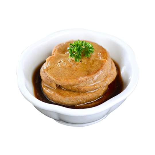 Фирменные шанхайские вегетарианские продукты из курицы и фасоли нежные и гладкие.