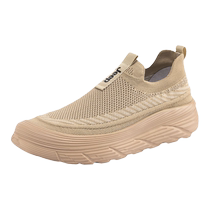 jeep mens shoes summer style lightweight breathable one-leg cushioning soft-soled casual sports shoes mesh lazy shoes