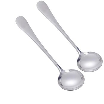 Round head stainless steel spoon top list hot sell