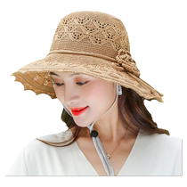 Nouveau chapeau de pêcheur pliable Première dame crème solaire version Han chapeau de crème solaire grand bassin de sable fin de bassin