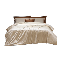 Luolai Home Textiles Jacquard Class A antibacterial 100% gold silk mulberry silk quilt four-season quilt winter quilt two-in-one quilt
