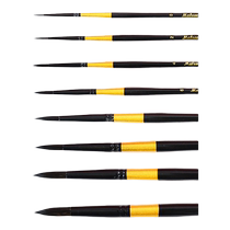 maleonn Malang Black Swan watercolor pen set 6300 squirrel brush flat head round head pointed head oblique head art special brush arrangement pen color pen painting tool set pigment Chinese painting brush