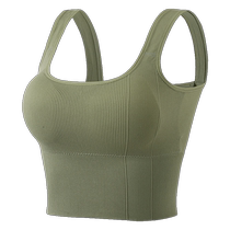 Soutien-gorge tubulaire pour femmes avec de gros seins montrant une petite taille poitrine enveloppée anti-exposition sans bretelles soutien-gorge de style gilet de sport