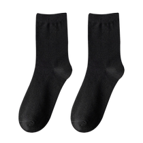 Disposable socks pure cotton daily disposable socks summer thin military training travel general lazy throw-away socks men and women mid-calf socks