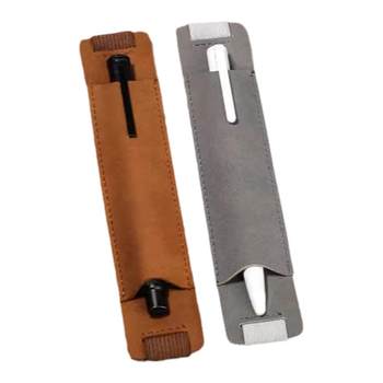 Retro laptop capacitor pen case leather support customization