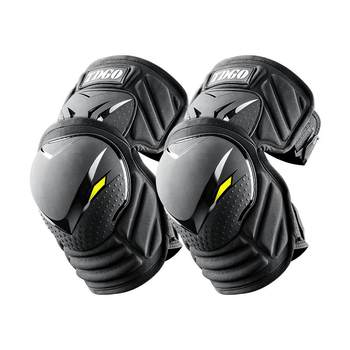 Motorcycle knee pad cycling motorcycle protective gear winter windproof protection equipment anti-fall elbow guard four-piece warm men and women
