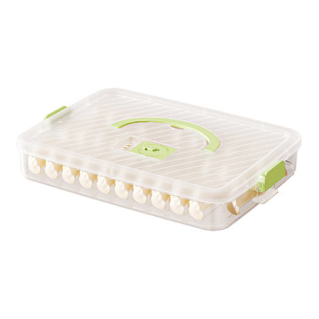 Heightened and thickened dumpling storage box, food-grade and odor-free