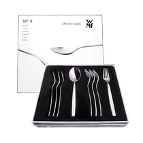 (Self-operated) WMF German tableware stainless steel Western tableware spoon and fork set gift box household 8-piece set