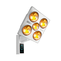 Faximon wall-mounted light bulb heating bath heater bathroom waterproof and explosion-proof heater remote control touch screen heating