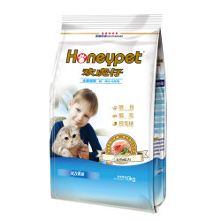 ອາຫານແມວ Huanyue Huanhuzi Salmon Flavor 10kg Real Fish Nutrition Pet Food for Kittens and Adult Cats