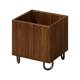 Solid wood mask storage rack desktop makeup brush storage box cosmetic placement rack dressing table miscellaneous sorting bracket