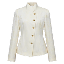 EP Yaying Womens New Chinese Jacket Silk Peony Jacquard Small Suit 2024 Early Autumn New Style 1215A