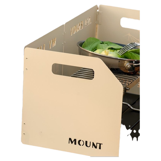 Outdoor stove camping aluminum alloy windshield barbecue stove windshield gas burner head windshield windshield windshield