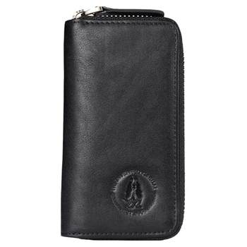 Hush puppies leather multifunctional key bag