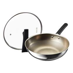 [New Product]Chuida Huang Pure Titanium Wok, Special for Gas Stoves and Induction Cookers, Household Cooking Pot, Uncoated Non-Stick Pan