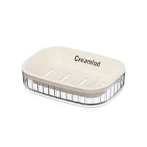 Drainage soap box household plastic double-layer soap box student dormitory simple lidless soap box bathroom soap rack