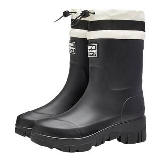 新款雨靴女款中筒厚底内增高水鞋不累脚防滑雨鞋防水靴工作鞋胶鞋