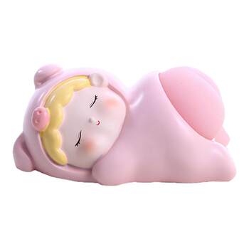 Q-Elastic Butt-Shaped Night Light Ornament, Healing Gift, Stress-Relief Squishy Toy, Children's Office Desk Decoration