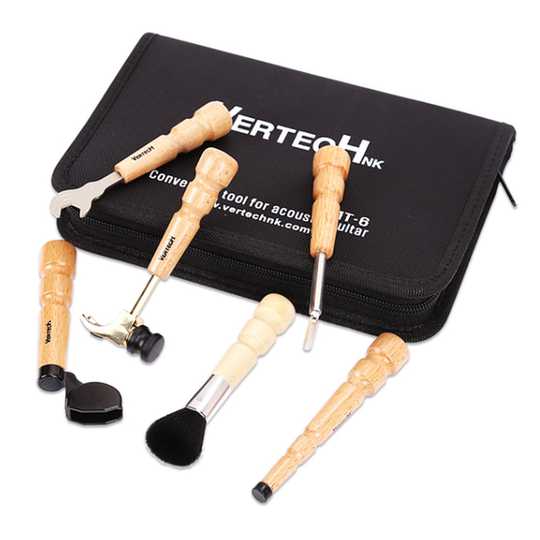 大树音乐屋 铂瑞科吉他保养护理换弦工具套装 扳手修理清洁配件