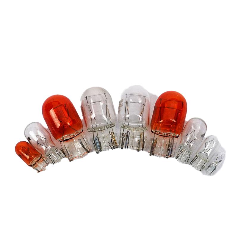 Car brake light 21w5w width light t10 steering T15 reversing fog light license plate single t20 double wire tail light bulb