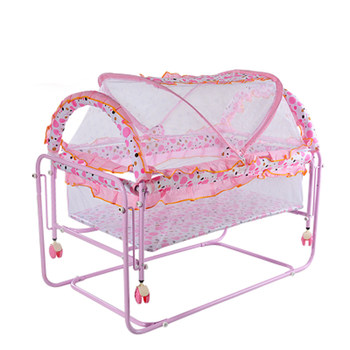 Crib iron bed newborn baby rocking bed