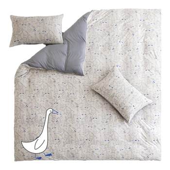 Breathable cartoon amy's three-piece bedding set