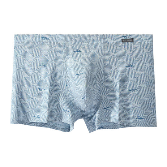 七匹狼男士内裤男生冰丝莫代尔短裤抗菌大码四角裤衩男式平角裤头