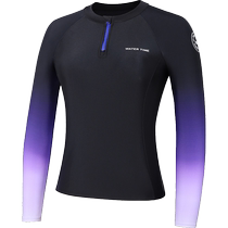 WaterTime Wetsuit Womens 2024 New Summer Split Swimsuit Surfing Long Sleeve Long Pants Wet Suit Jellyfish Suit