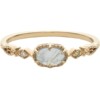 Akado Swaying Light Alloy Set Labradorite Ring