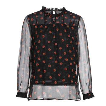 Giovanni early autumn shopping mall same style printed commuting shirt