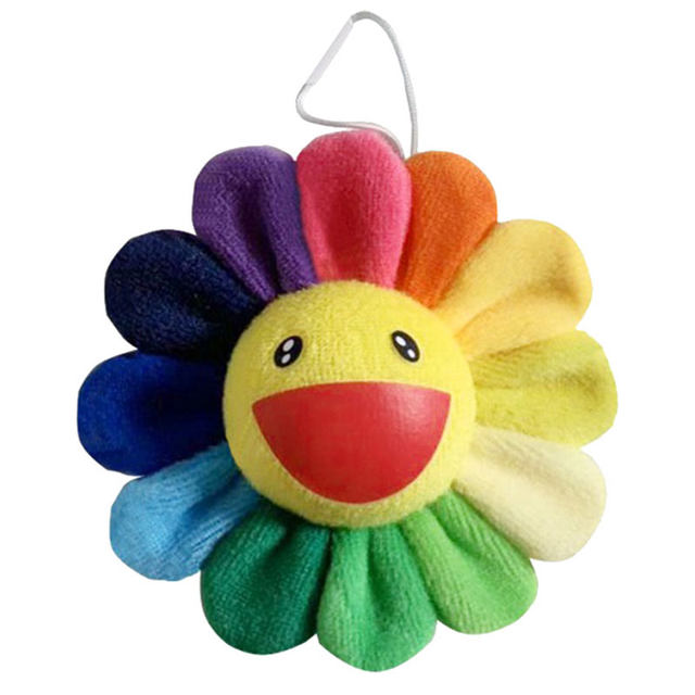 Colorful sunflower colorful flower bag Wang Yibo pendant
