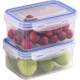 Kitchen refrigerator rectangular fresh-keeping box microwave plastic