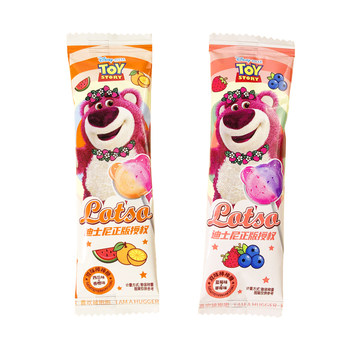Disney strawberry bear double flavor lollipop