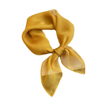 Spring, autumn and summer women's mulberry silk square scarf