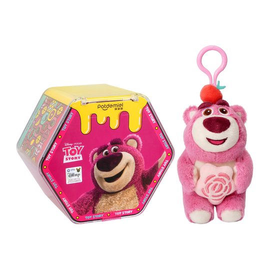 
Disney Potdemiel Honey Potberry Bear Eyebrow Smile Plush Doll Blind Box Doll Doll Pendant