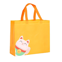 Non-woven Handbag Custom Children Clothing Shop Bag Large Capacity Upscale Thickened Eco-friendly Gift Bag Booking Logo