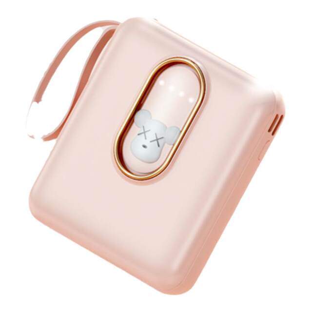 3C certified power bank three-in-one with built-in cable, compact, mini and portable/can be used on planes and high-speed rails CCC certified