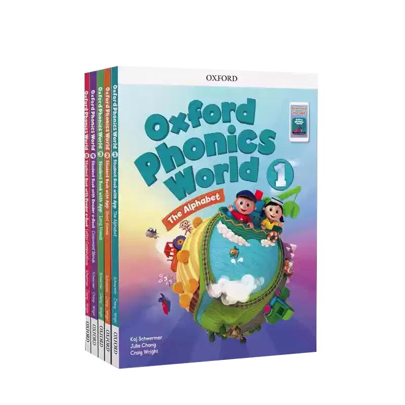 OXFORD牛津自然拼读教材Phonics World 1-5课本练习册OPW外教视频教材