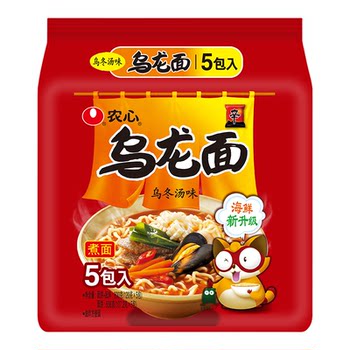 Nongshim Oolong Noodles Korean-Style Ramen Instant Noodles for Lazy People Late-Night Snack Instant Noodles Cooked Noodles