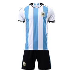 Children's football uniform set for male and female primary school students professional training customized class uniform kindergarten Messi Argentina jersey