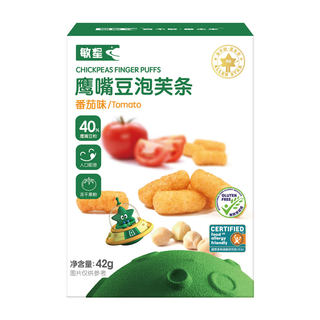 敏星鹰嘴豆泡芙条口感酥脆入口易溶儿童健康零食非油炸独立小袋装