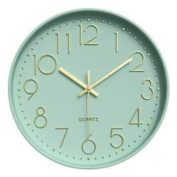 Wall Clock, Simple and Modern, Elegant Living Room Clock, Trendy Clock for Home Use, Stylish Silent Hanging Quartz Clock, No Drilling Required