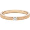 DeBeers ring wears Beers narrow version rose