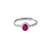 0.5 carat natural pigeon blood ruby ring
